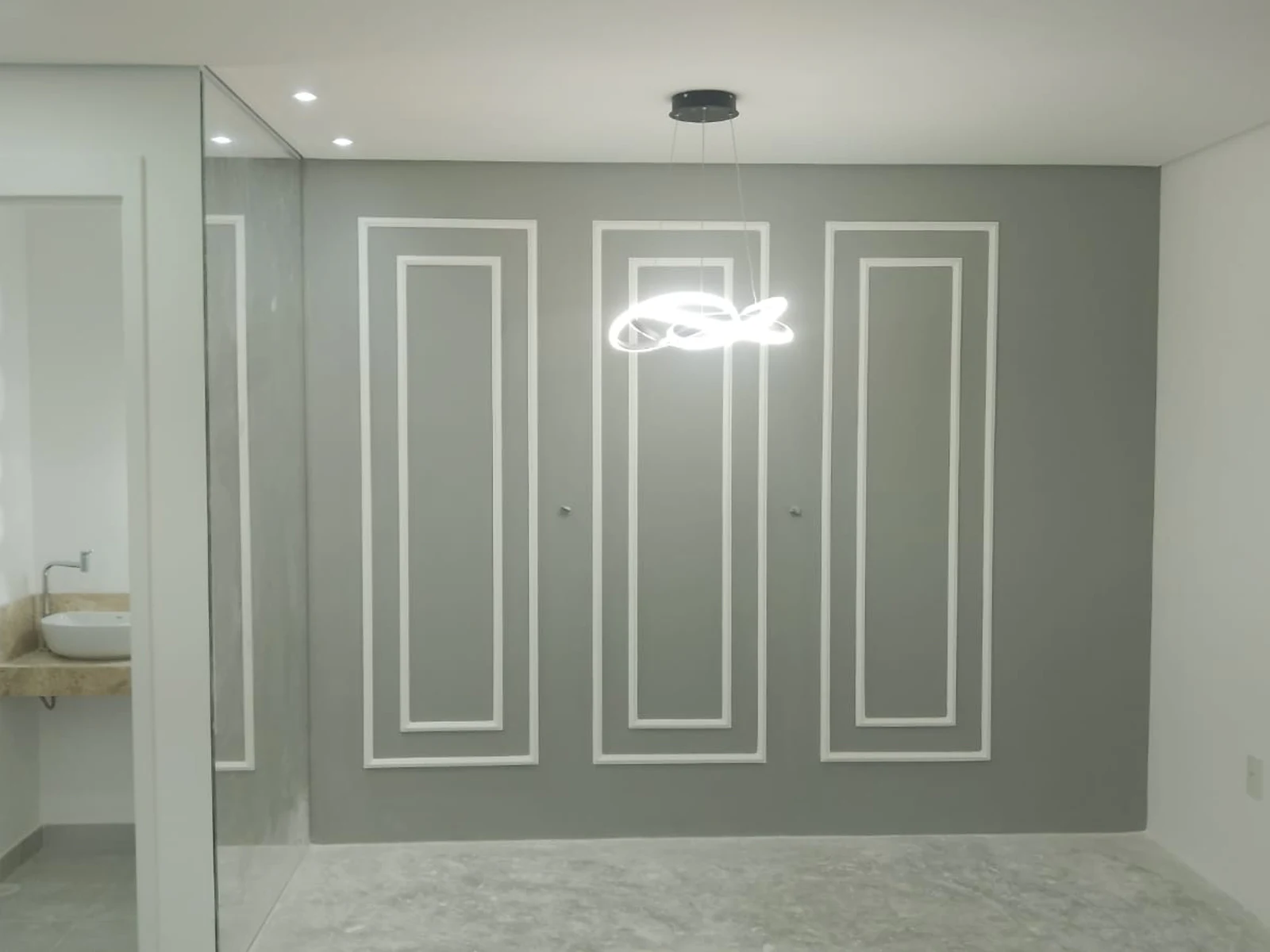 Sala residencial finalizada pela LN Colors na Vila Leopoldina